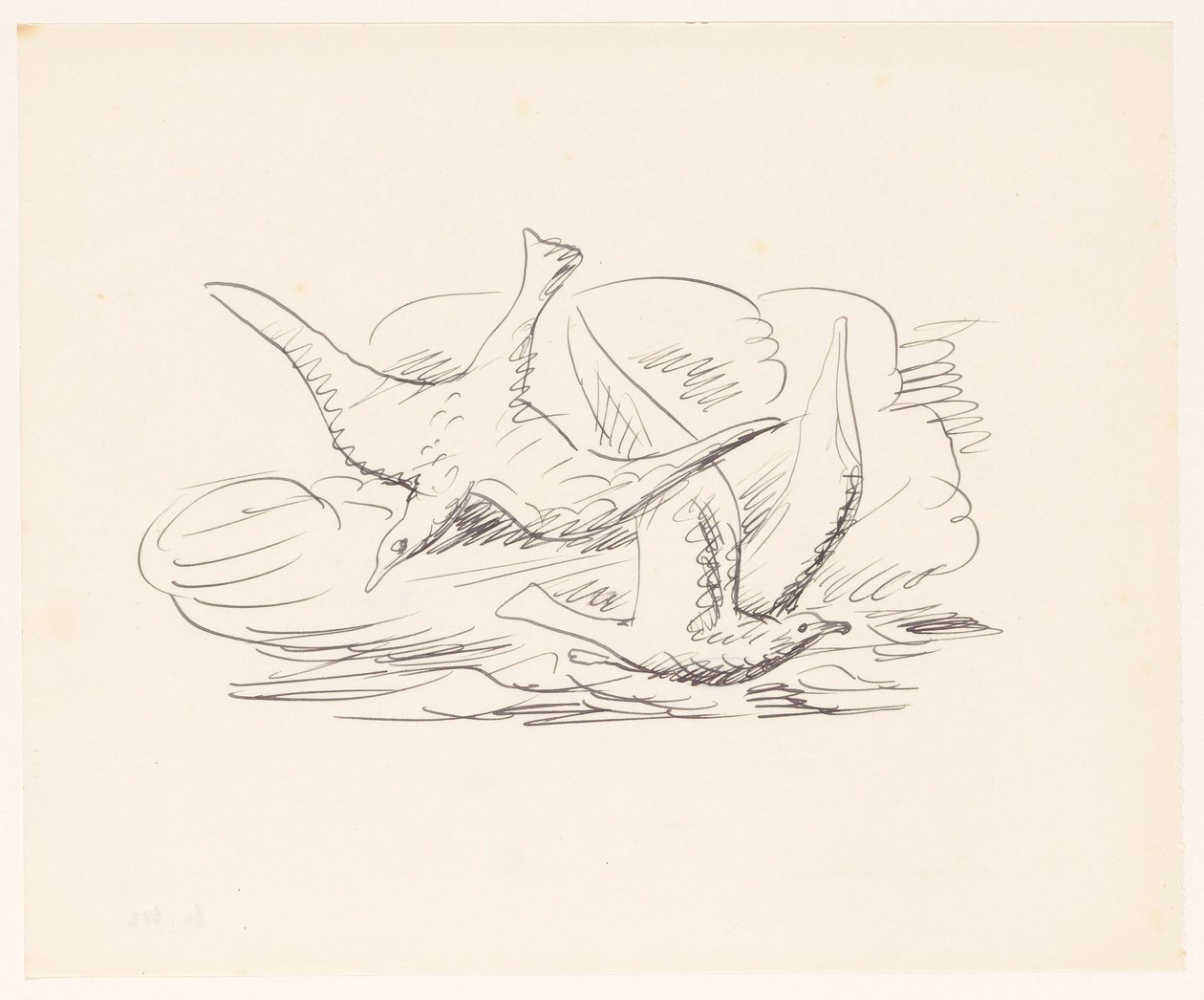 Dwie mewy autorstwa Leo Gestel