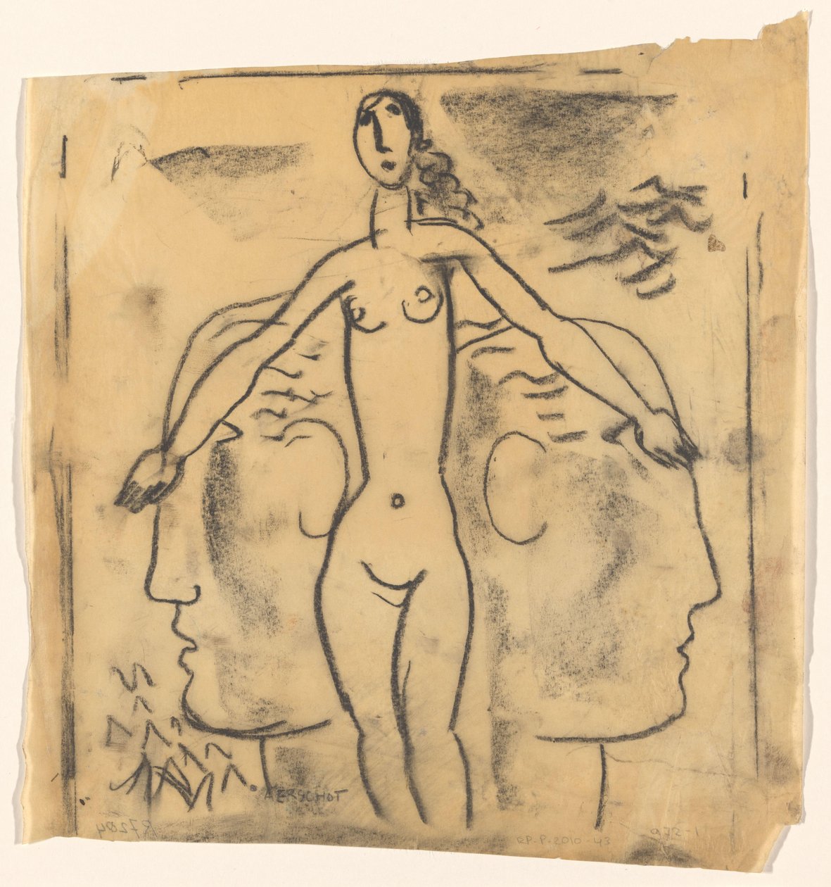 Weiblicher Akt autorstwa Leo Gestel