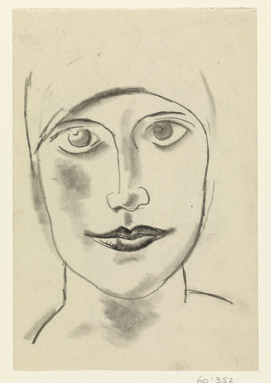 głowa kobiety autorstwa Leo Gestel