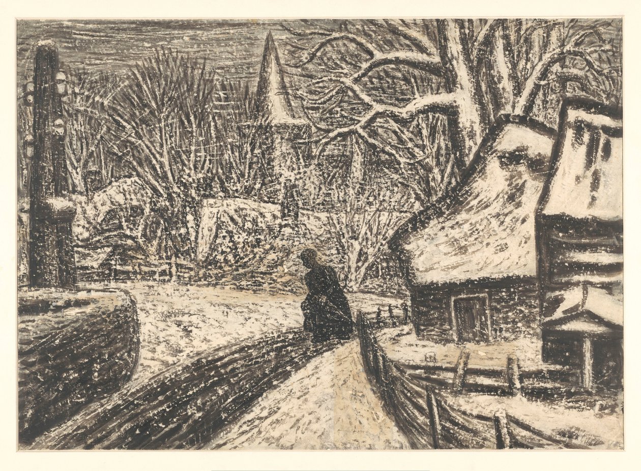 Zima w Blaricum autorstwa Leo Gestel