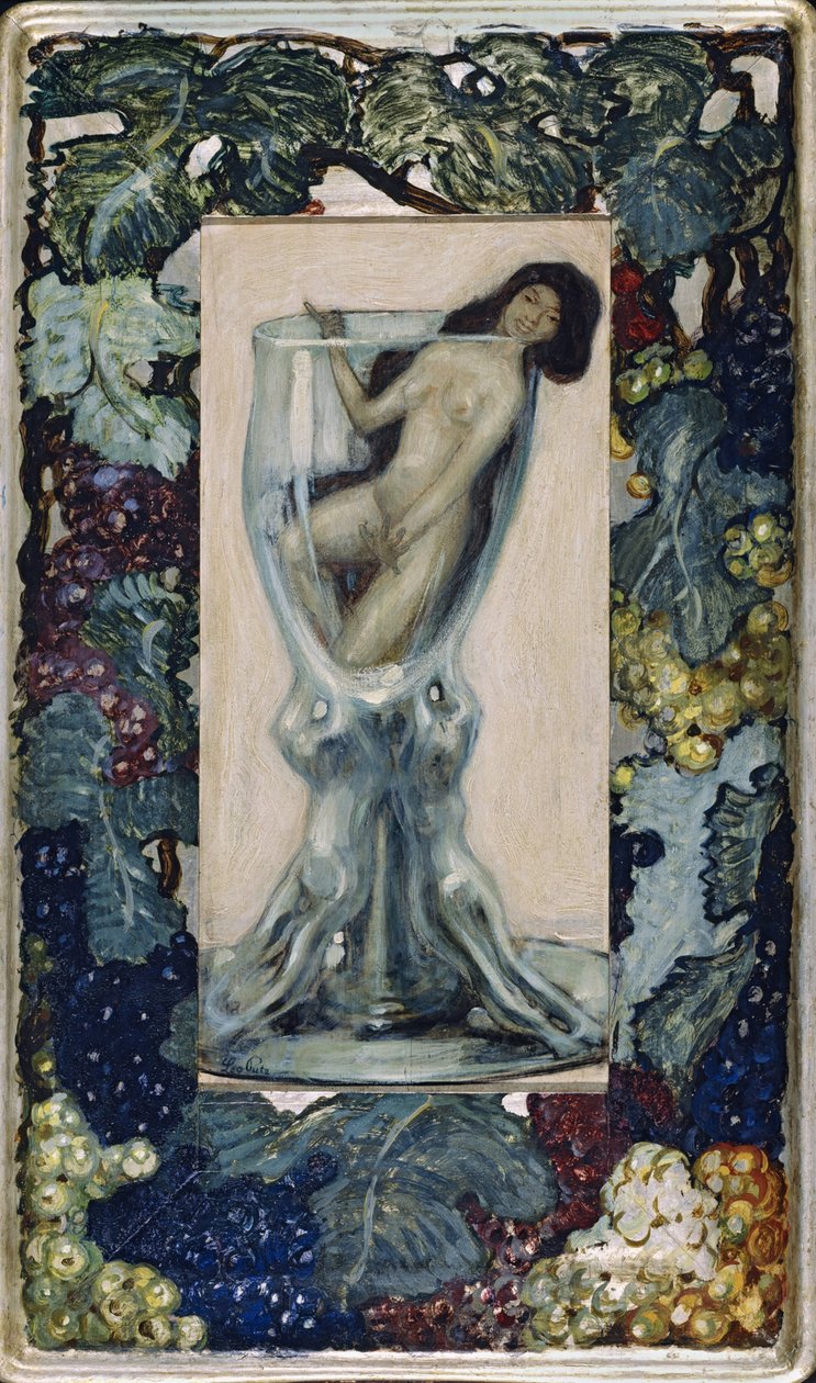 dziewczyna w szkle autorstwa Leo Putz