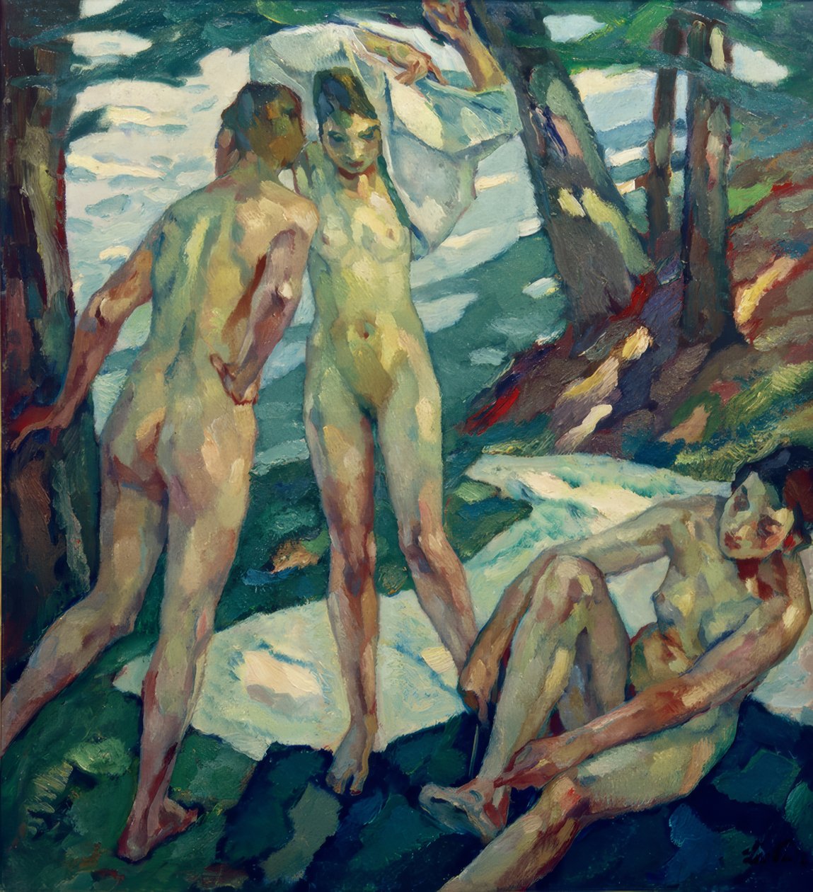 Po kąpieli autorstwa Leo Putz