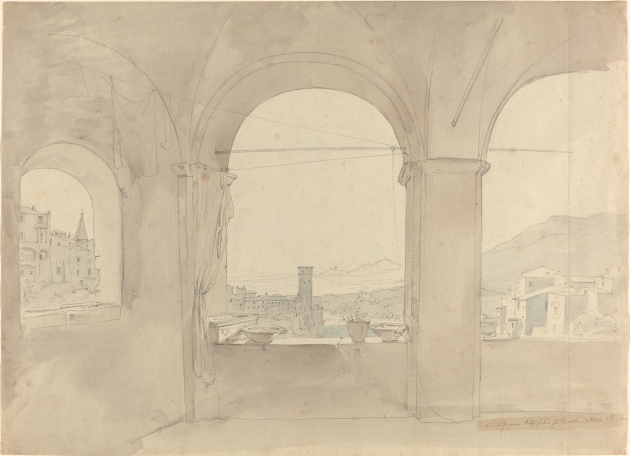Panorama Tivoli z loggii autorstwa Leo von Klenze