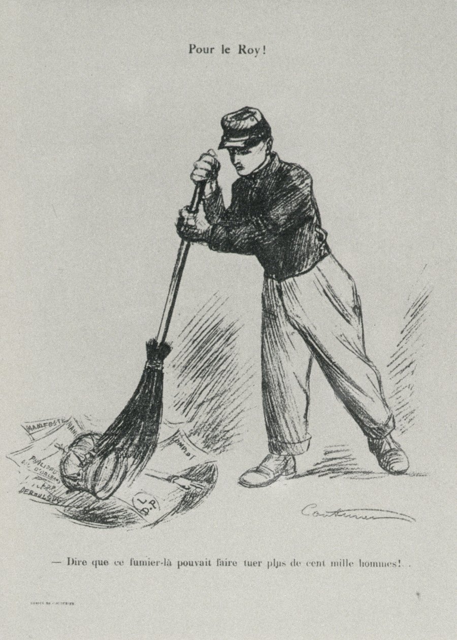 Za króla!, 1899 autorstwa Leon Antoine Lucien Couturier
