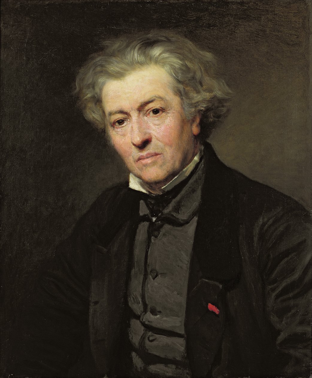 Camille Corot (1796-1875) 1858 šlifuota autorstwa Leon Auguste Adolphe Belly