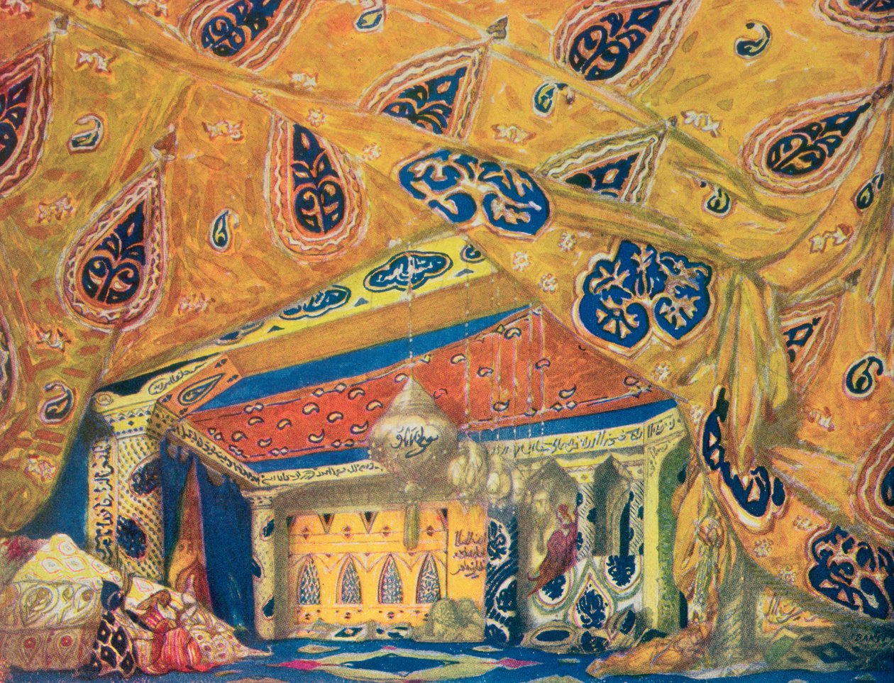 Salon Szeherezady autorstwa Leon Bakst