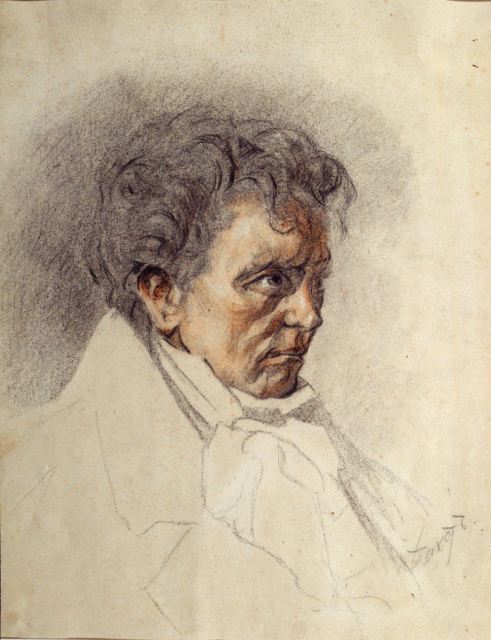 Portret Ludwiga van Beethovena autorstwa Leon Bakst