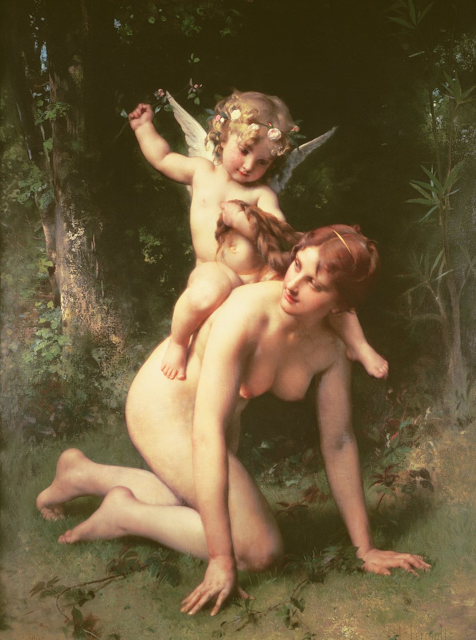 Miłość zwycięża, 1880 autorstwa Leon Bazile Perrault