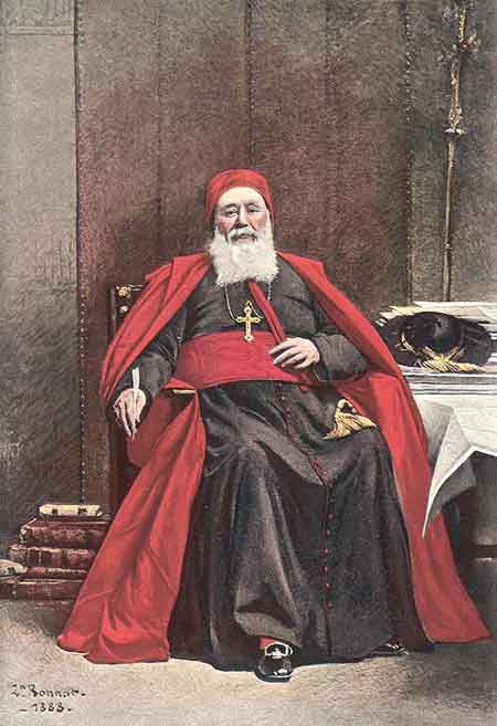 Le kardynał Charles Lavigerie, archeveque dAlger 1825-1892n autorstwa Leon Joseph Florentin Bonnat
