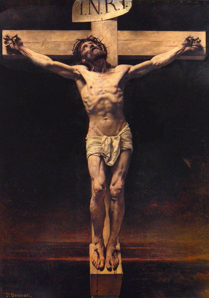 Chrystus na krzyżu autorstwa Leon Joseph Florentin Bonnat