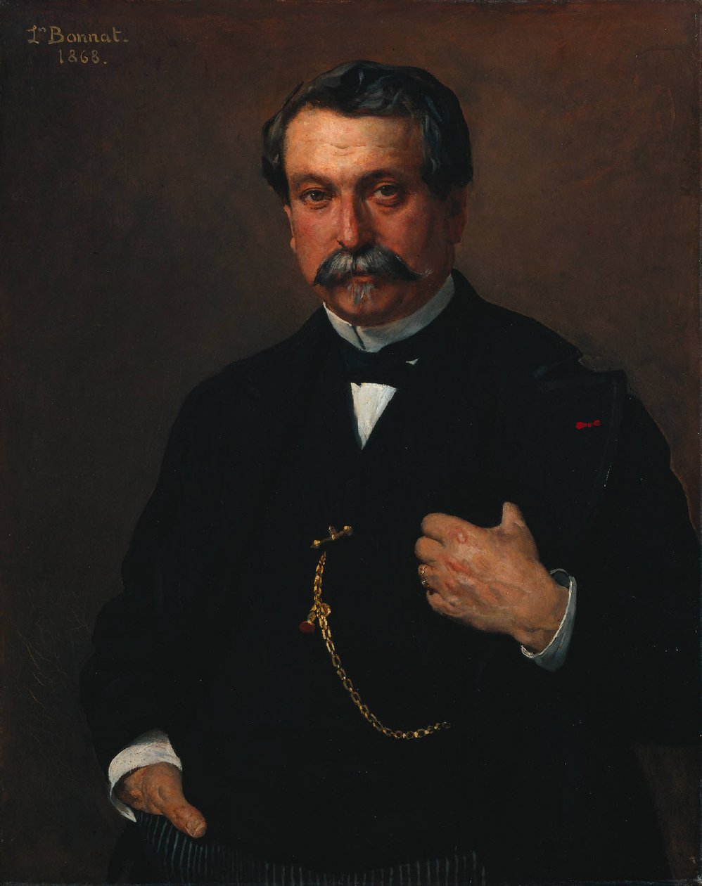 Portret mężczyzny autorstwa Leon Joseph Florentin Bonnat