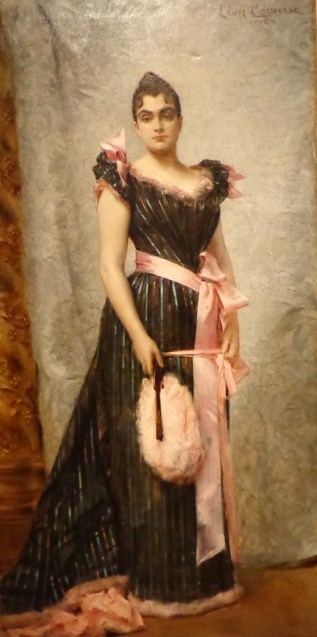 Portret żony artysty autorstwa Leon Francois Comerre