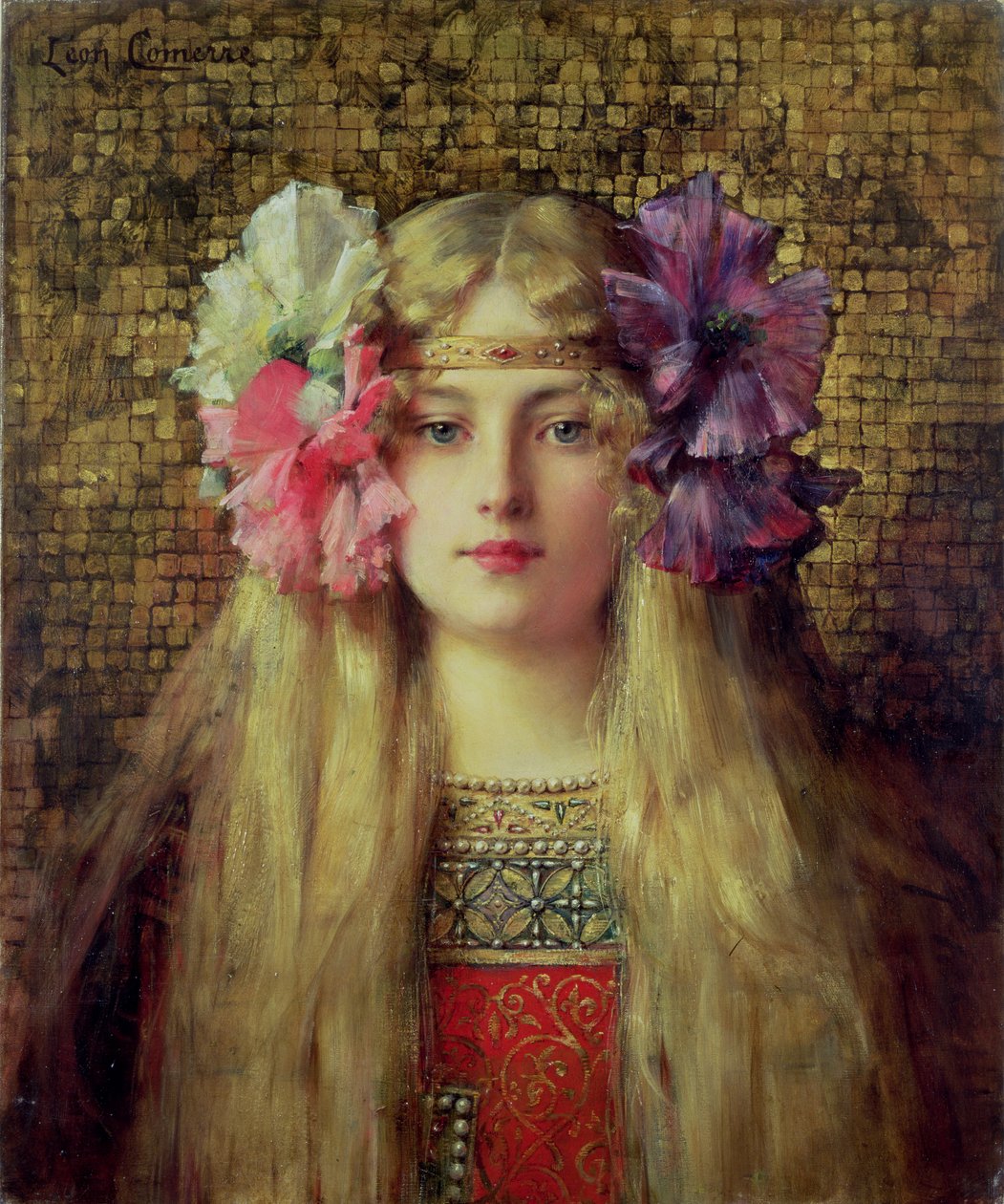 Kobieta Blondynka autorstwa Leon Francois Comerre