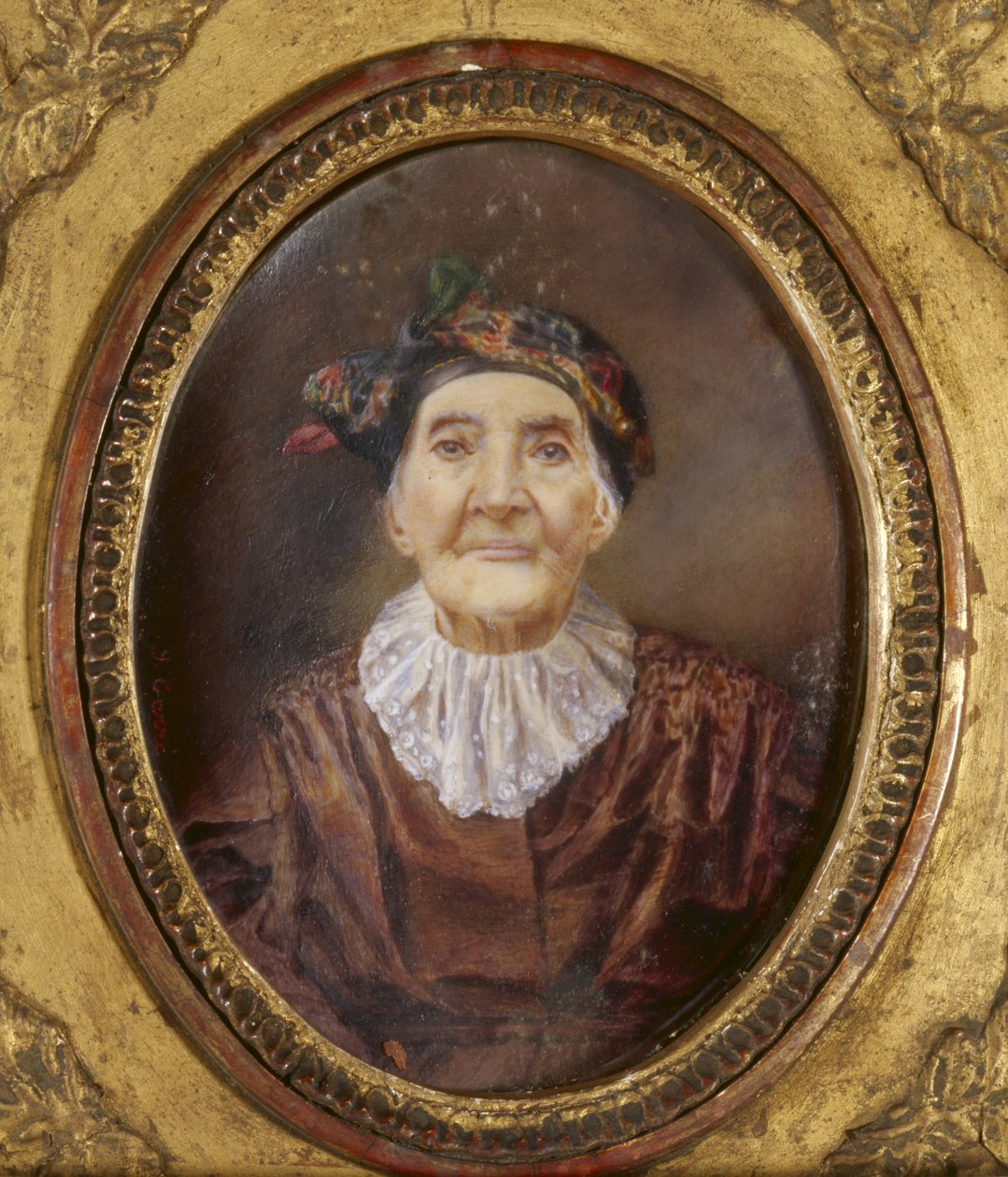 Portret pani Vacaresco autorstwa Leon Georges Carre