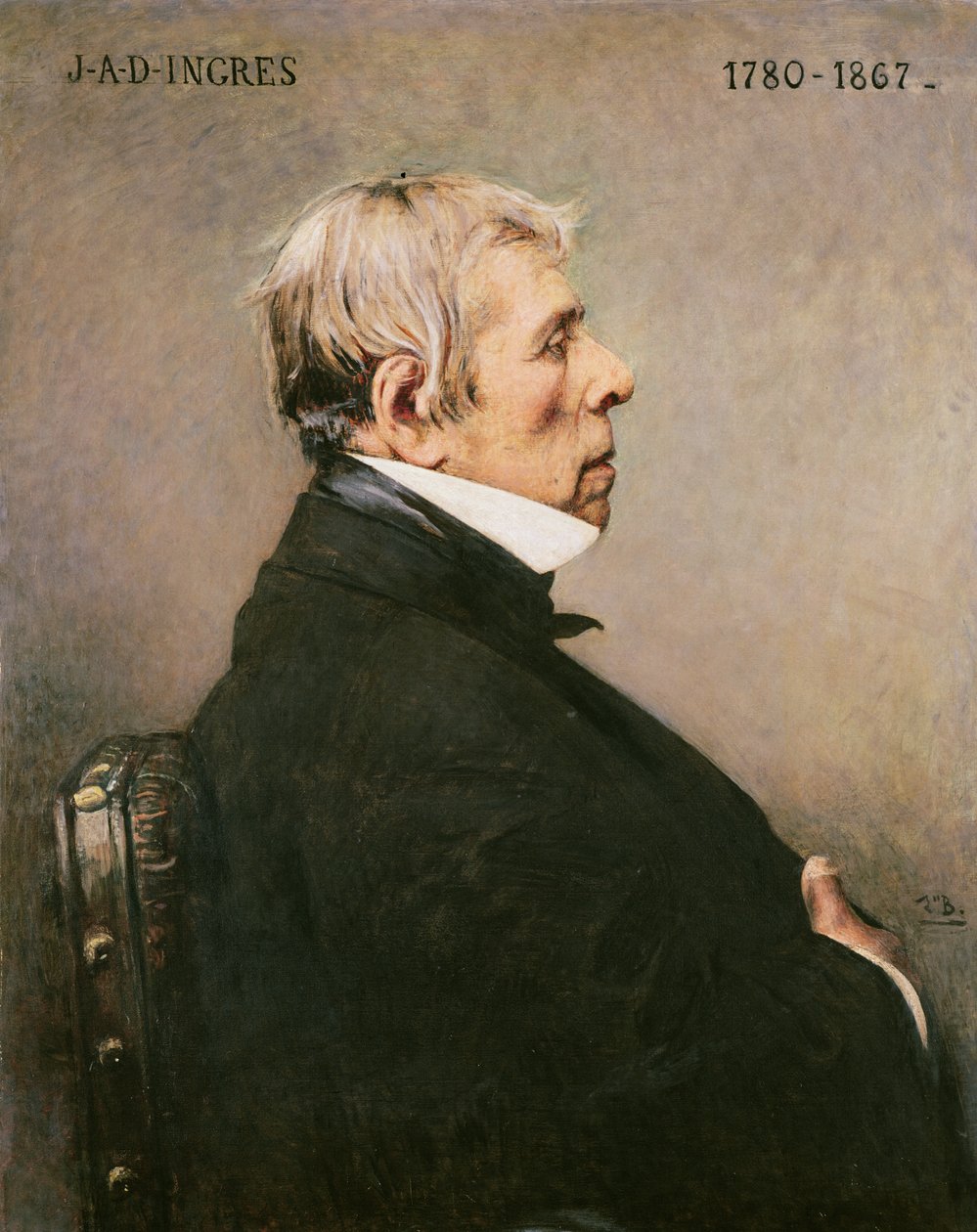 Portret J.A.D. Ingresa (1780-1867) autorstwa Leon Joseph Florentin Bonnat