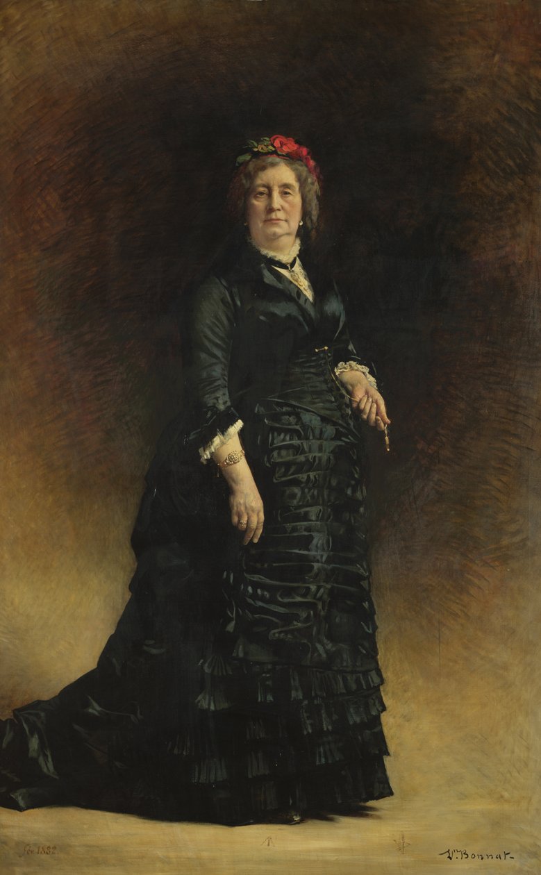 Portret damy, 1882 autorstwa Leon Joseph Florentin Bonnat