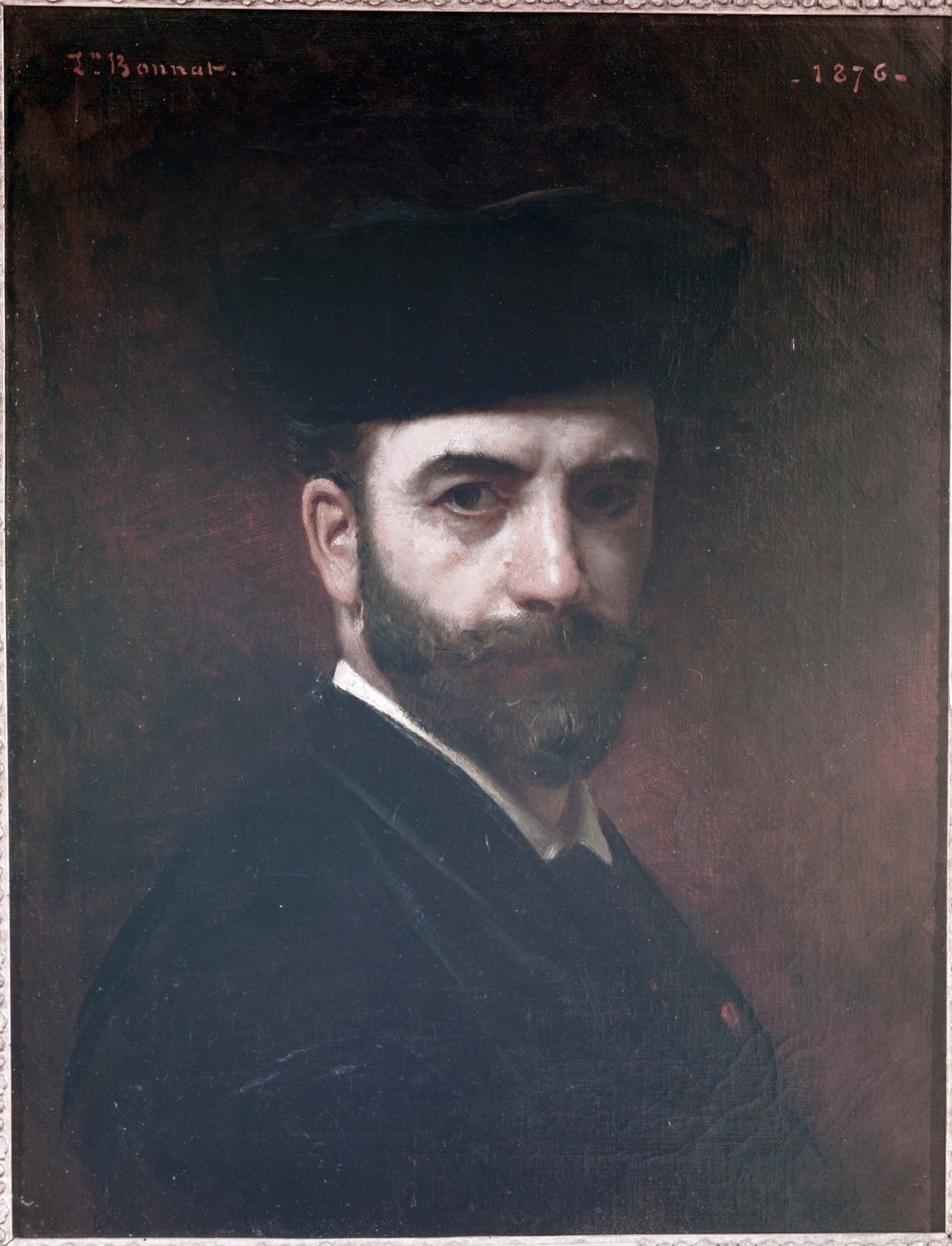 Autoportret, 1876 autorstwa Leon Joseph Florentin Bonnat