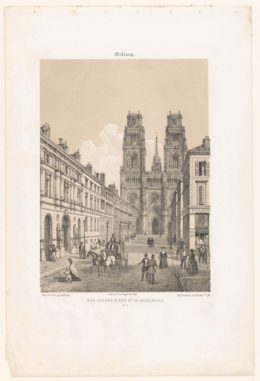 Widok na Rue Jeanne d