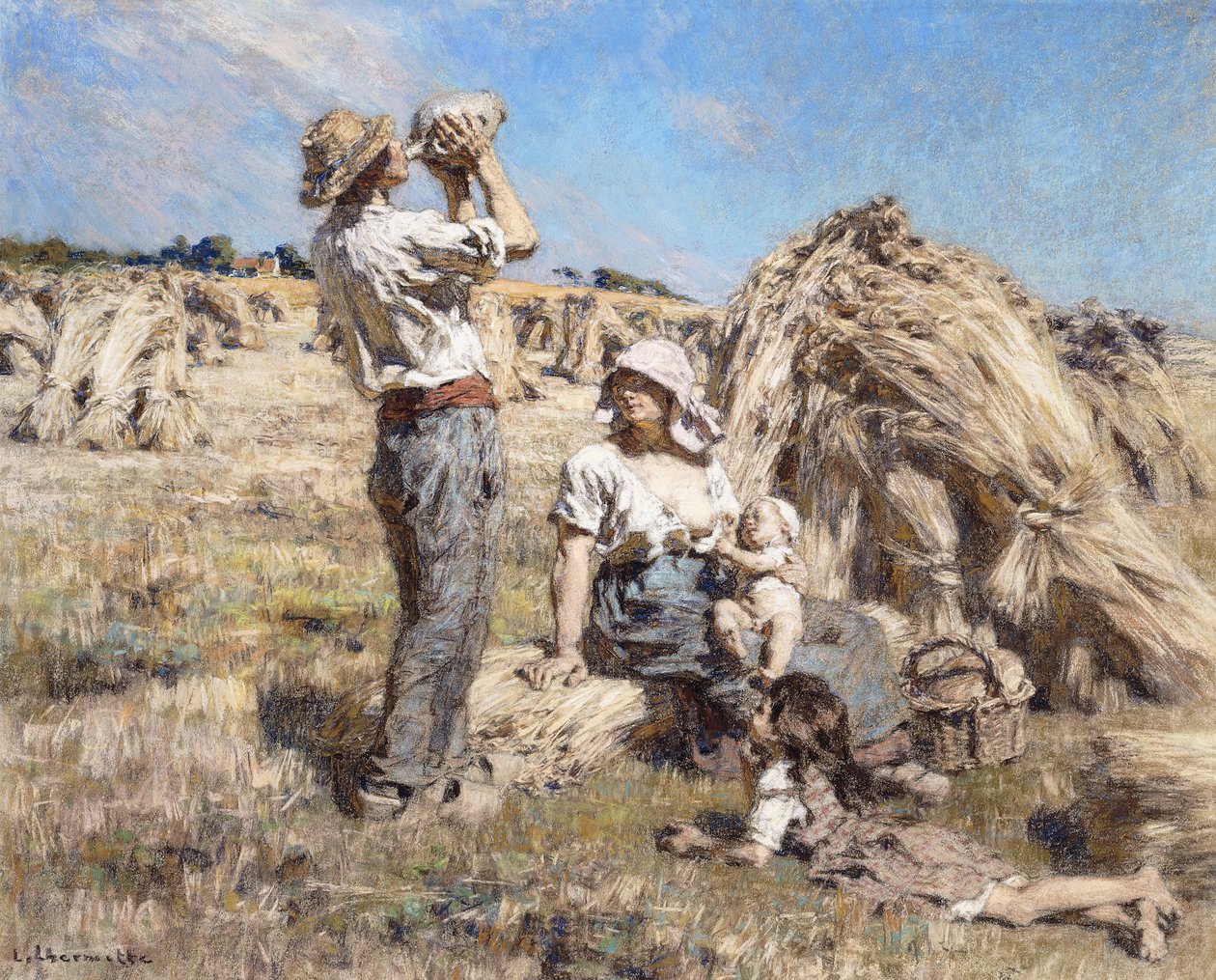 Macierzyństwo, autorstwa Leon Augustin Lhermitte