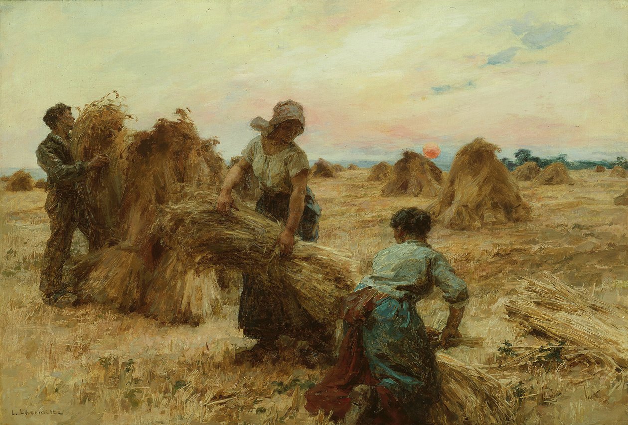 Żniwiarze autorstwa Leon Augustin Lhermitte