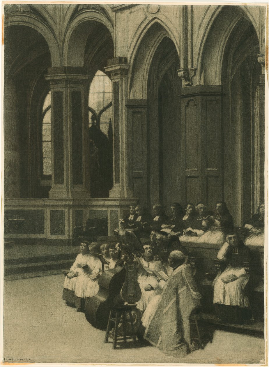 Mównica autorstwa Leon Augustin Lhermitte
