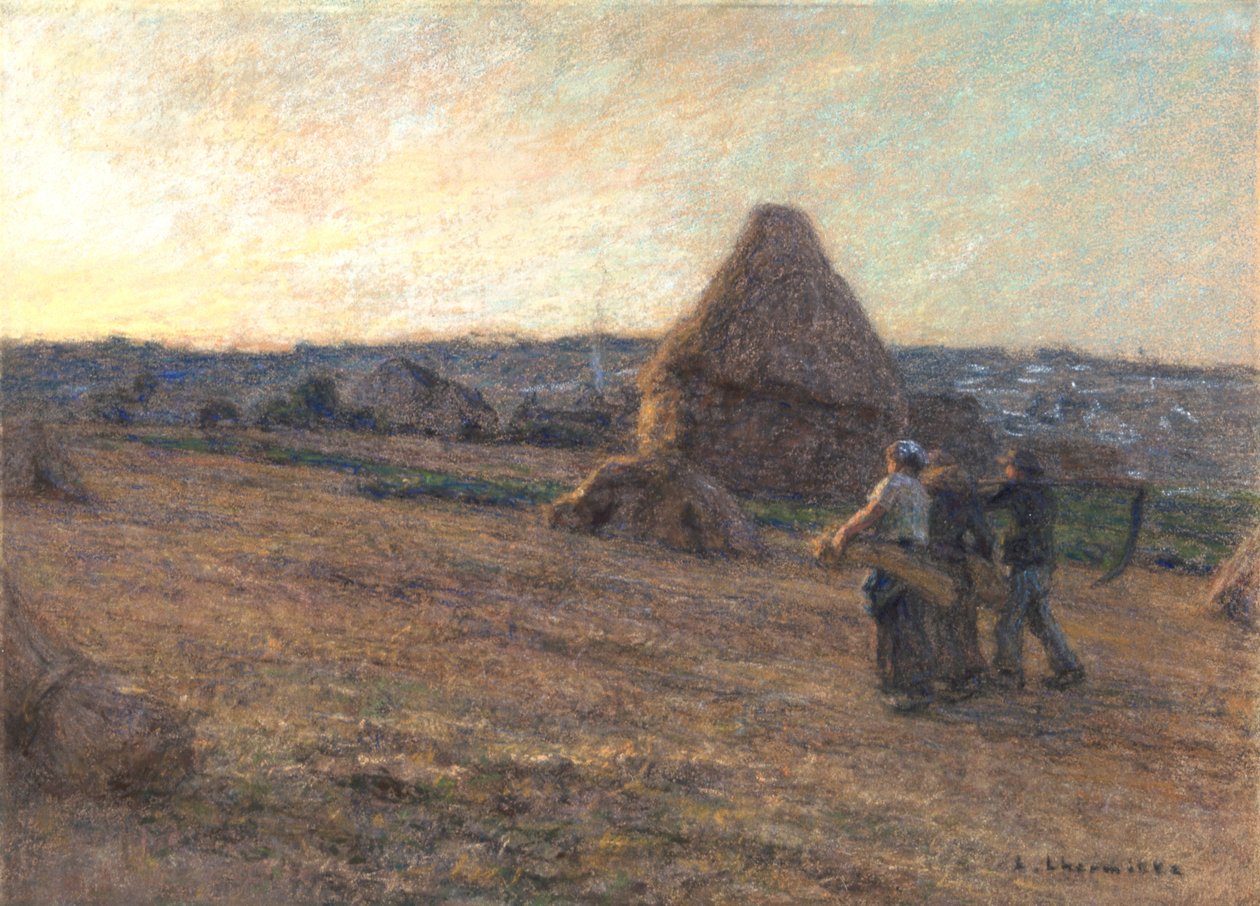 „Powrót żniwiarzy”, 1911 autorstwa Leon Augustin Lhermitte