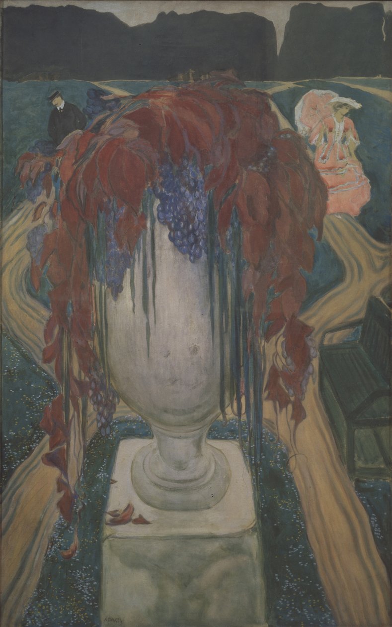 Wazon jesień, 1906 autorstwa Leon Bakst
