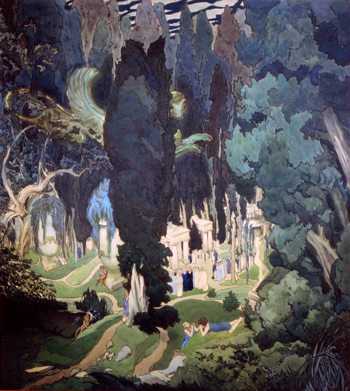 Elizjum, 1906. autorstwa Leon Bakst