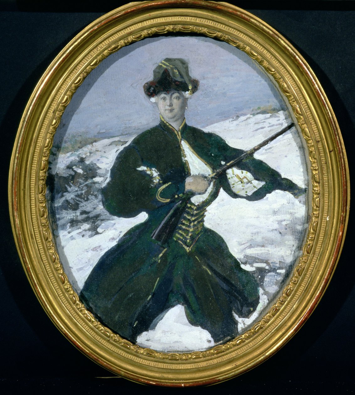 Cesarzowa Elżbieta (1709-61) Polowanie, 1902 autorstwa Leon Bakst