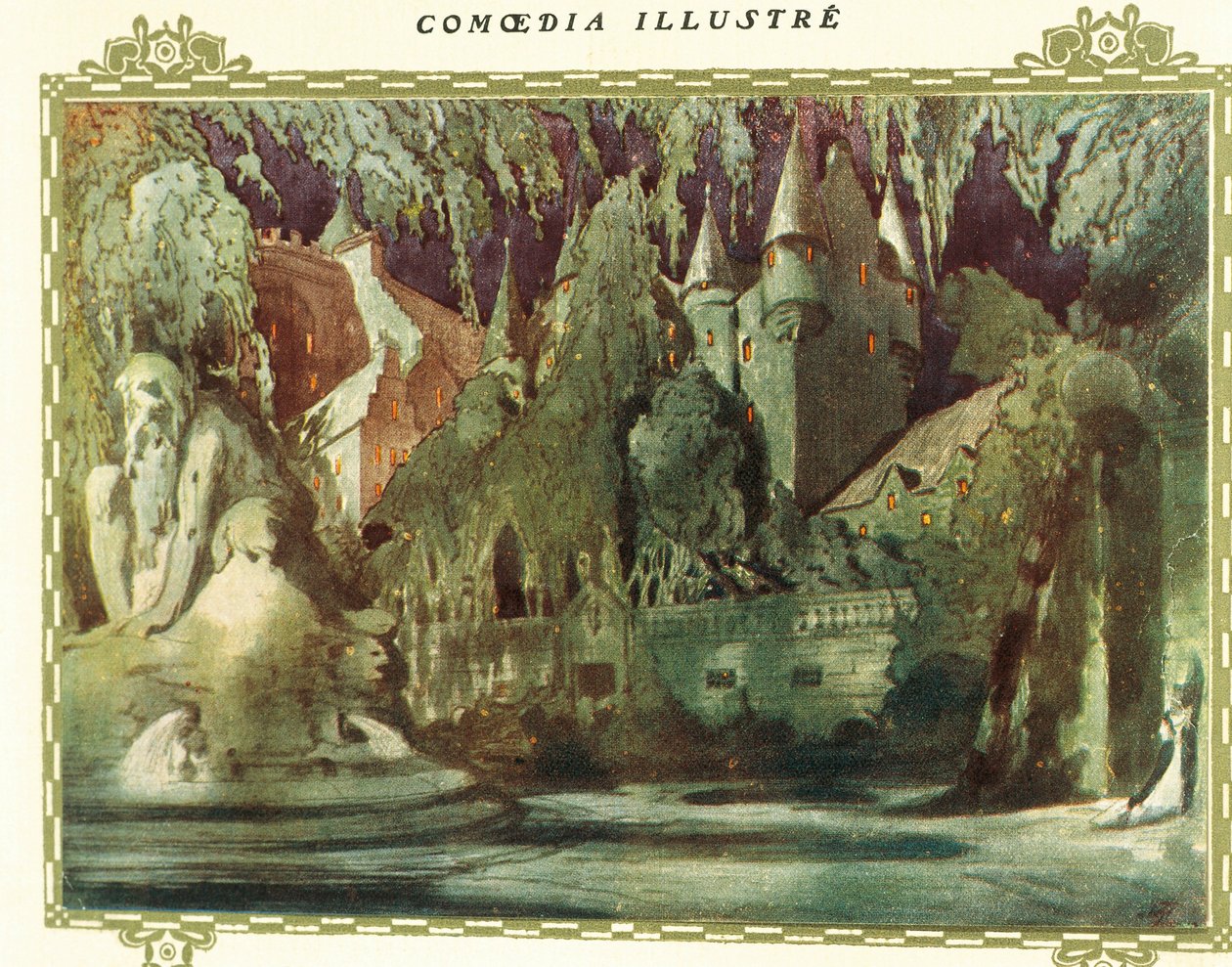 Francja, Paryż, Scena z Borysa Godunowa, reż. Modest Petrovic Musorgskij autorstwa Leon Bakst