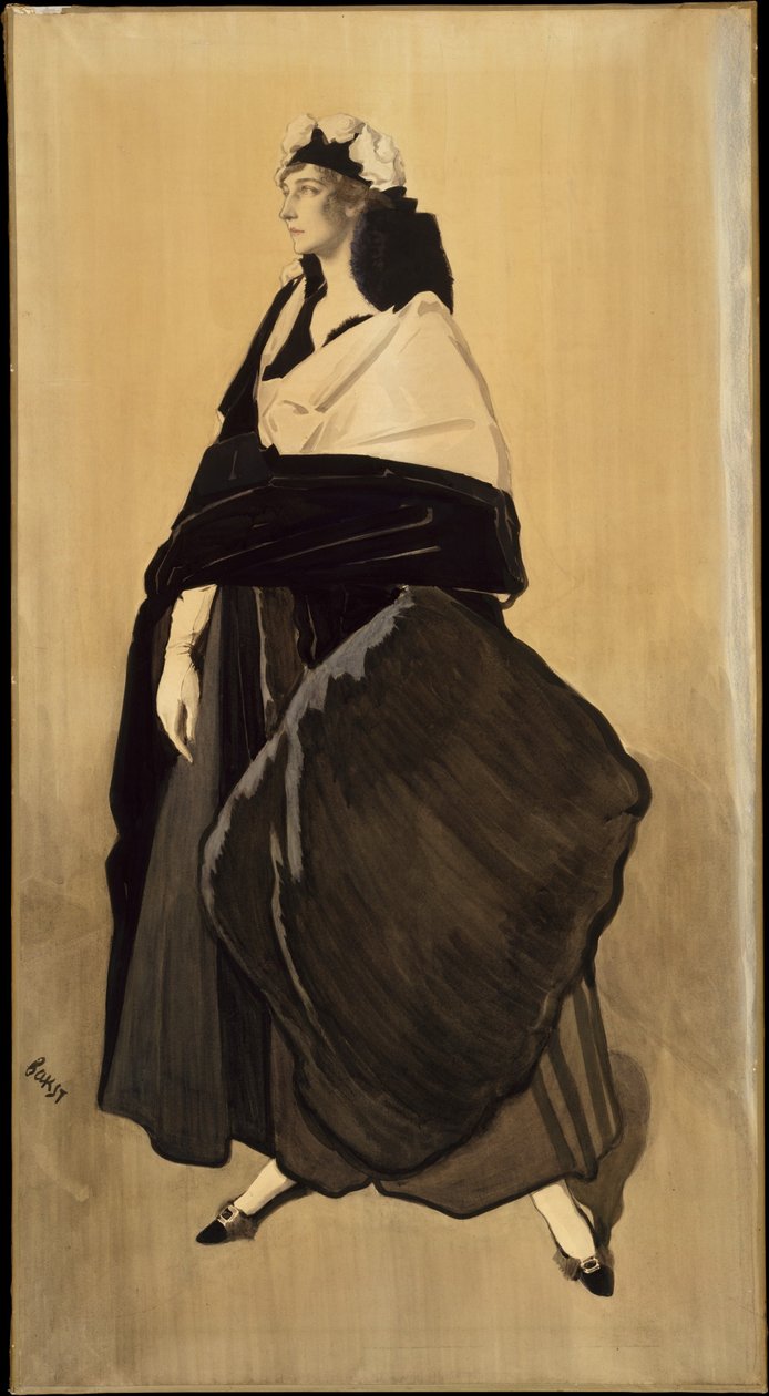 Ida Rubinstein, ok. 1930 r. 1910 autorstwa Leon Bakst