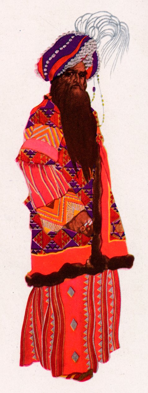Le Sultan Samarcande, 1922, 1923 autorstwa Leon Bakst