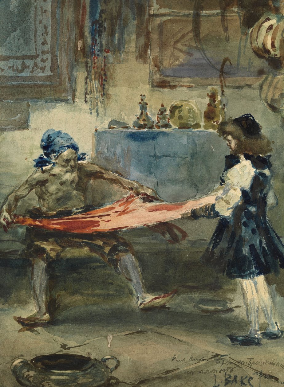 Scena orientalna autorstwa Leon Bakst