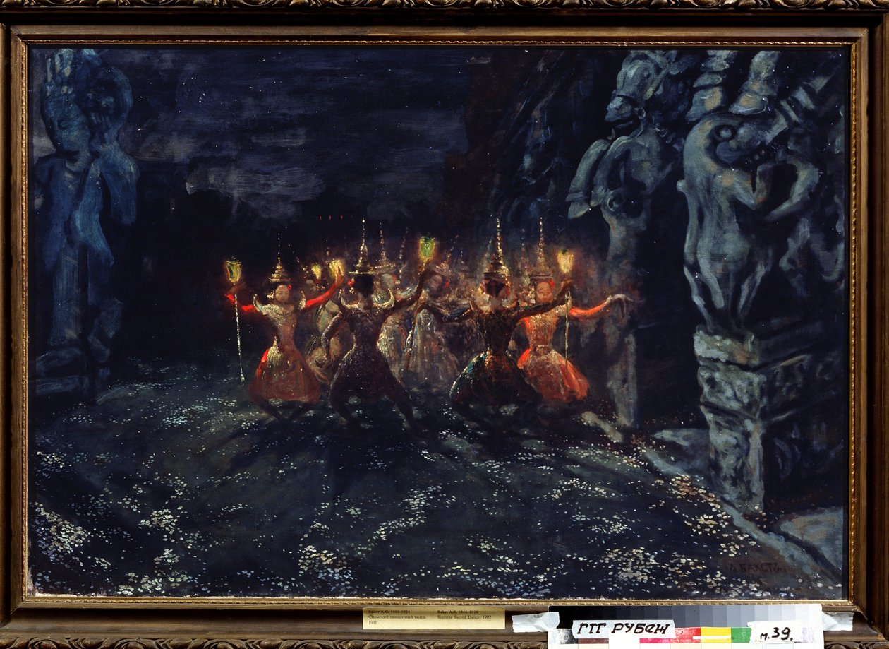 Święty taniec syjamski autorstwa Leon Bakst