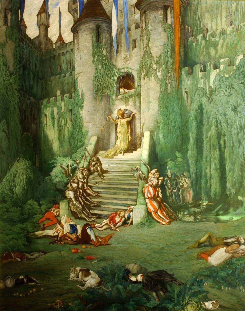 Śpiąca Królewna, 1913-1922 autorstwa Leon Bakst