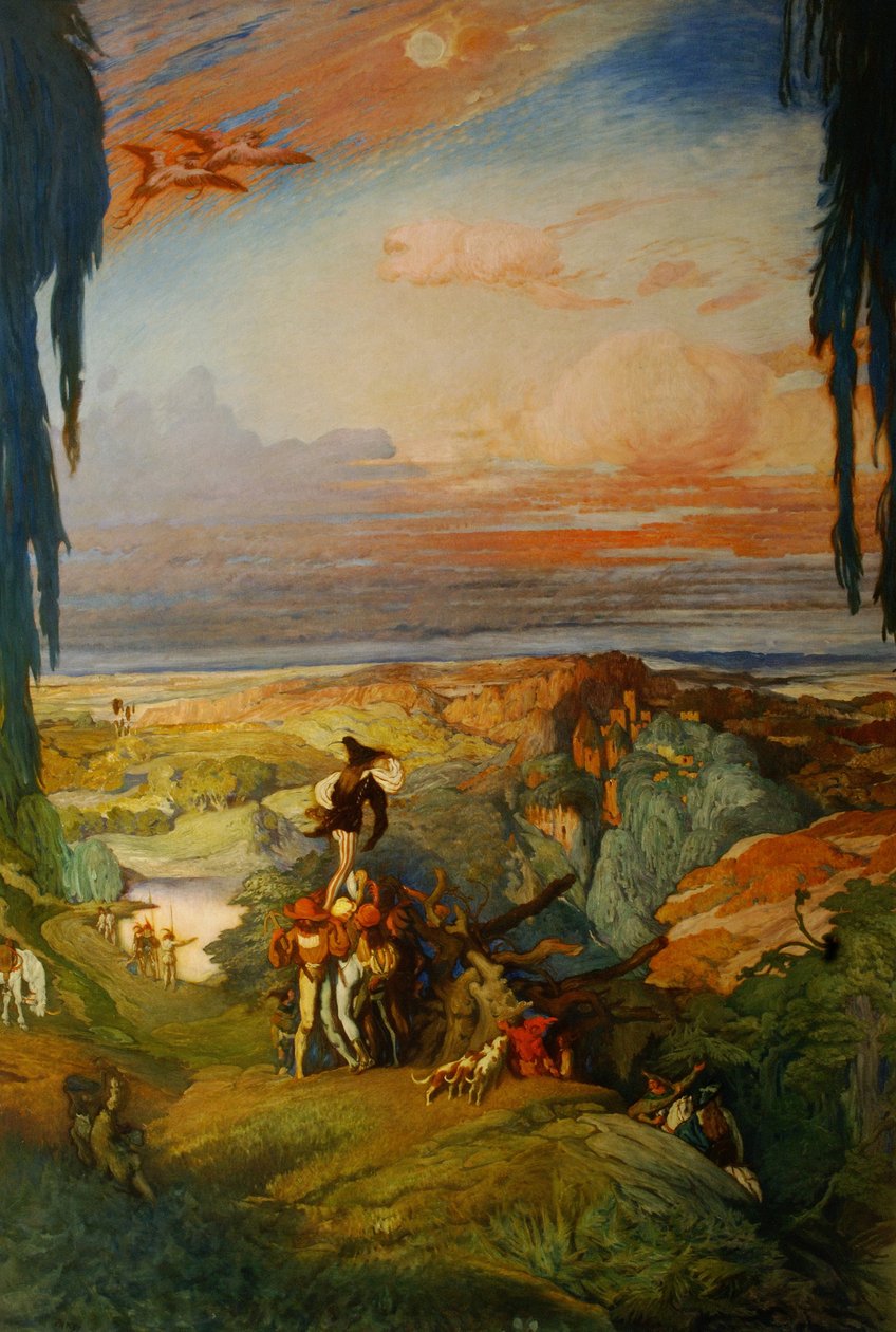 Śpiąca Królewna, 1913-1922 autorstwa Leon Bakst