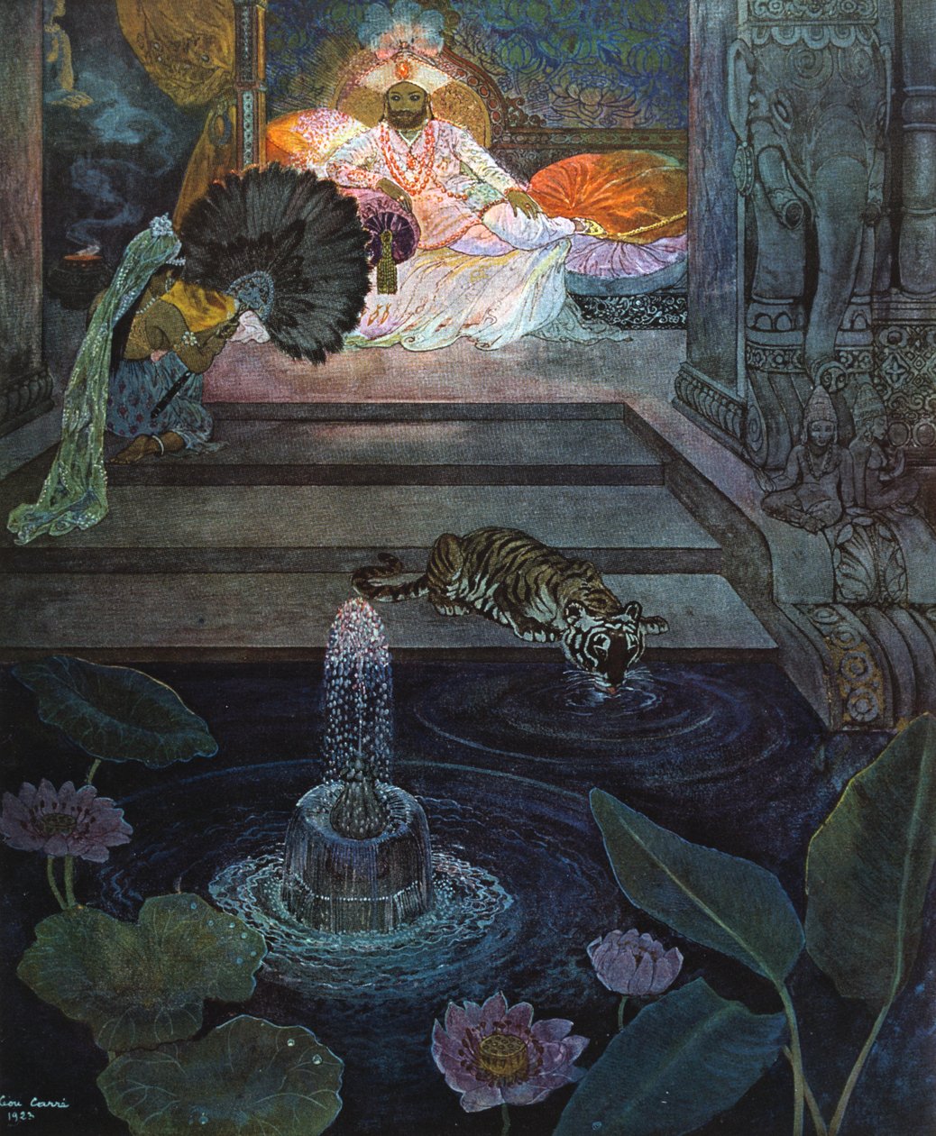 „W ogrodzie klejnotów”, 1924 autorstwa Leon Carre