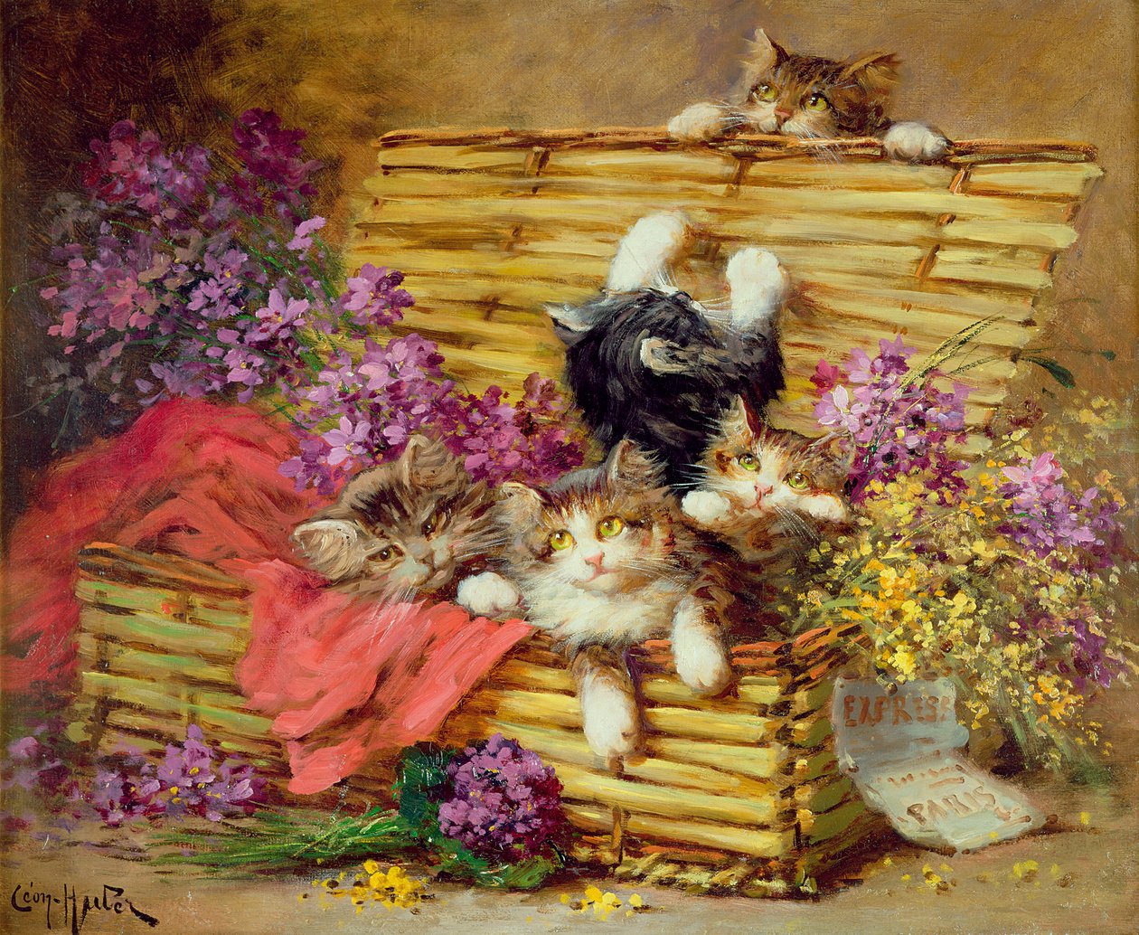 Nieznany obraz autorstwa Leon Charles Huber