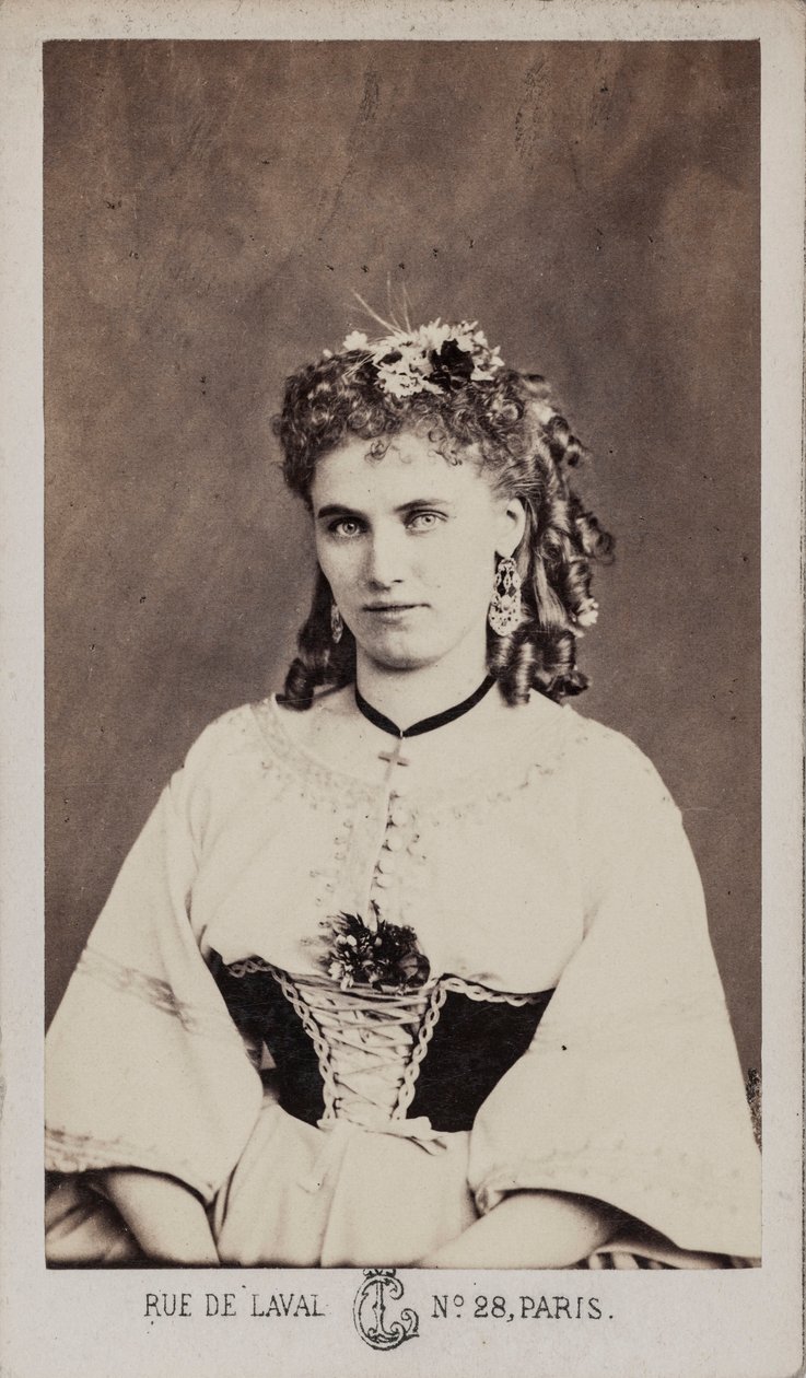 Portret Christine Nilsson 1843-1921. autorstwa Leon Cremiere