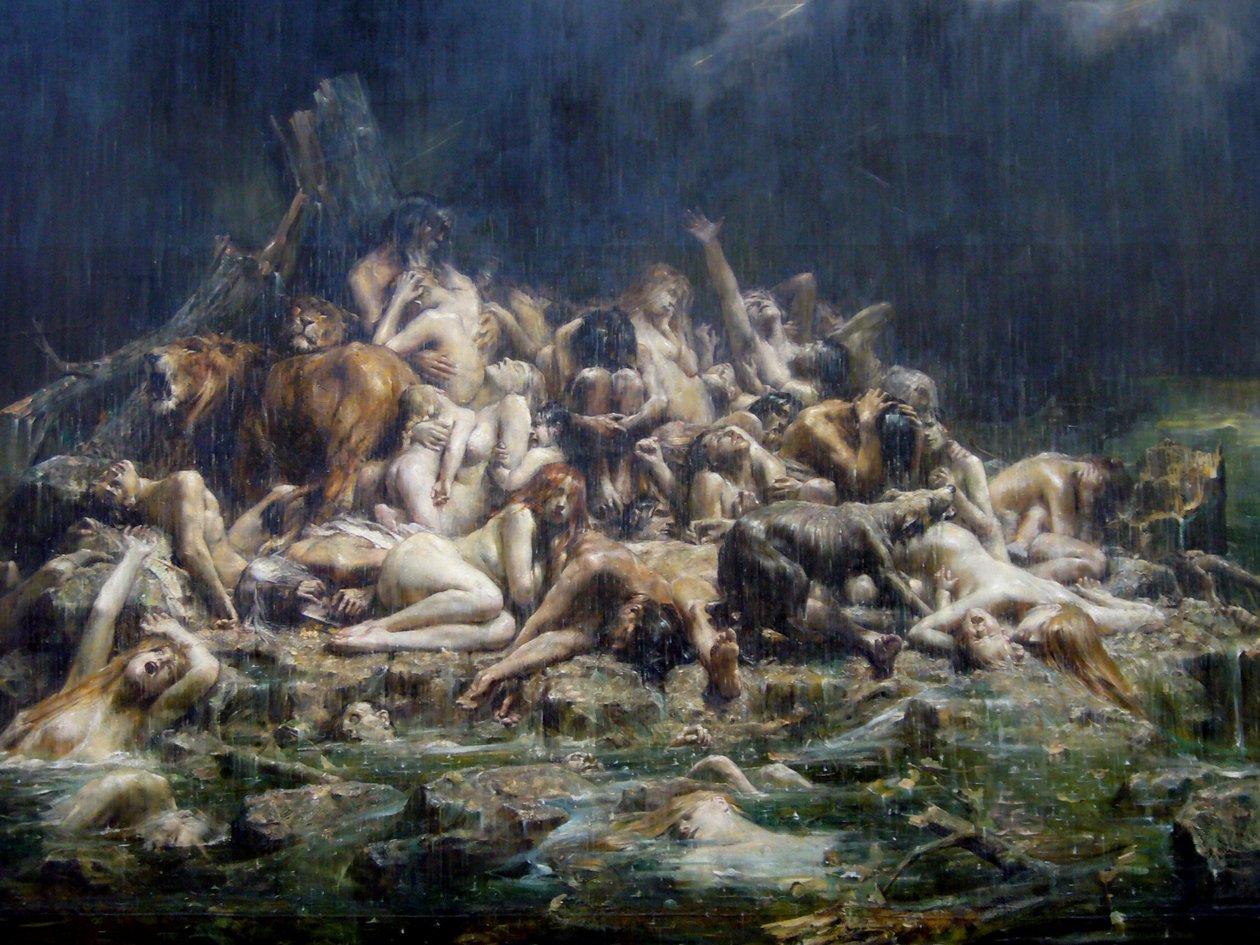 Potop autorstwa Leon Francois Comerre