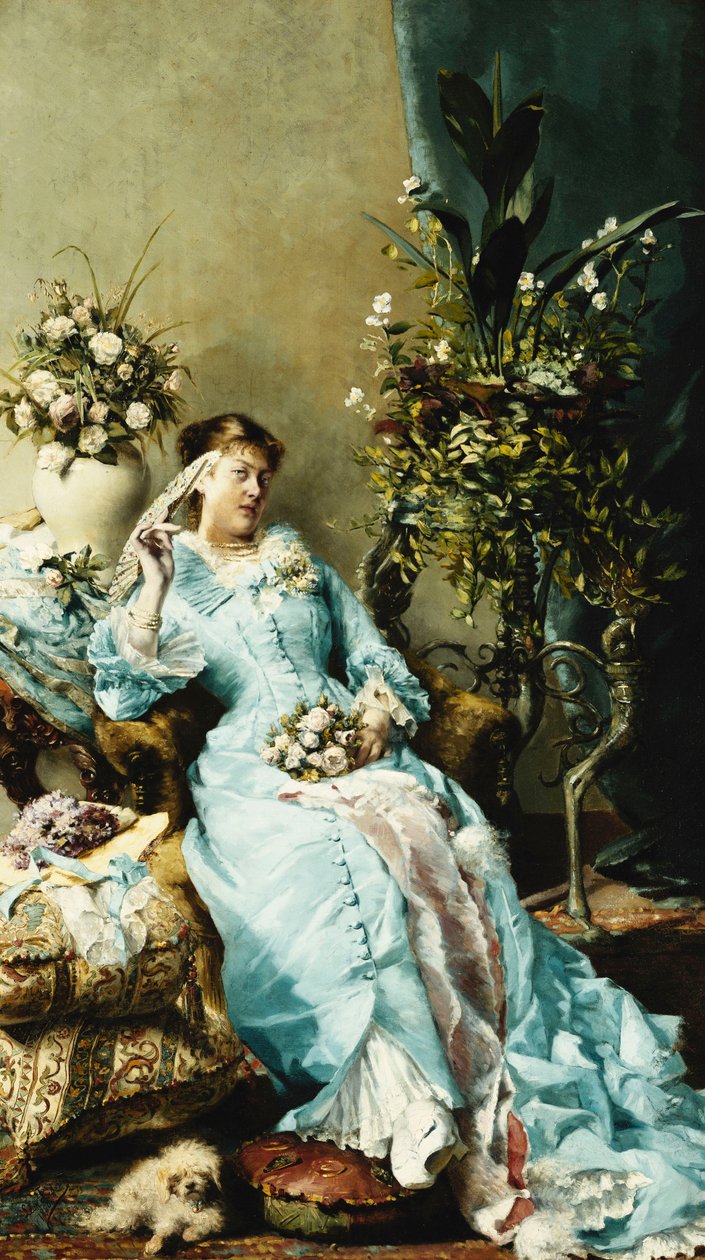 Piękny okres; La Belle Epoque, 1880 autorstwa Leon Henri Marie Frederic