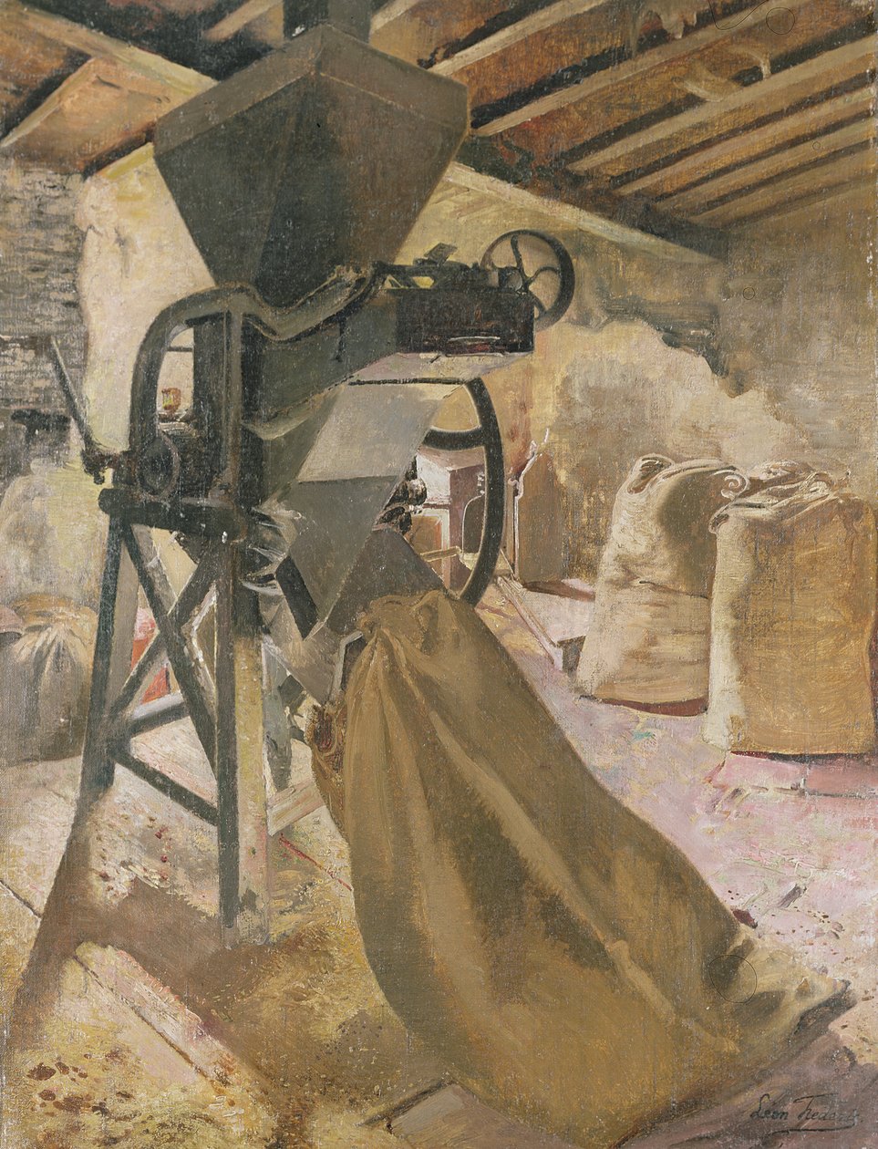 Stary Browar, 1895 autorstwa Leon Henri Marie Frederic