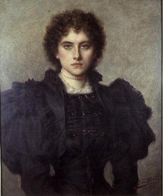 Portret kobiety autorstwa Leon Herbo