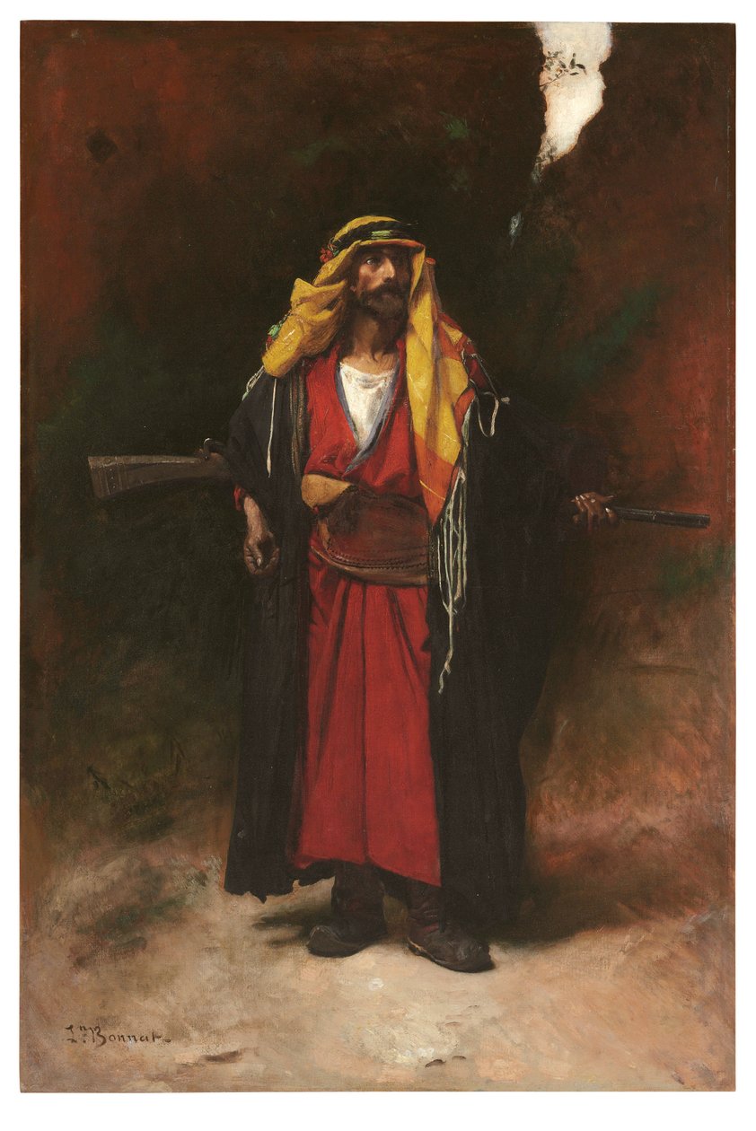 Gwardia arabska (olej na płótnie) autorstwa Leon Joseph Florentin Bonnat