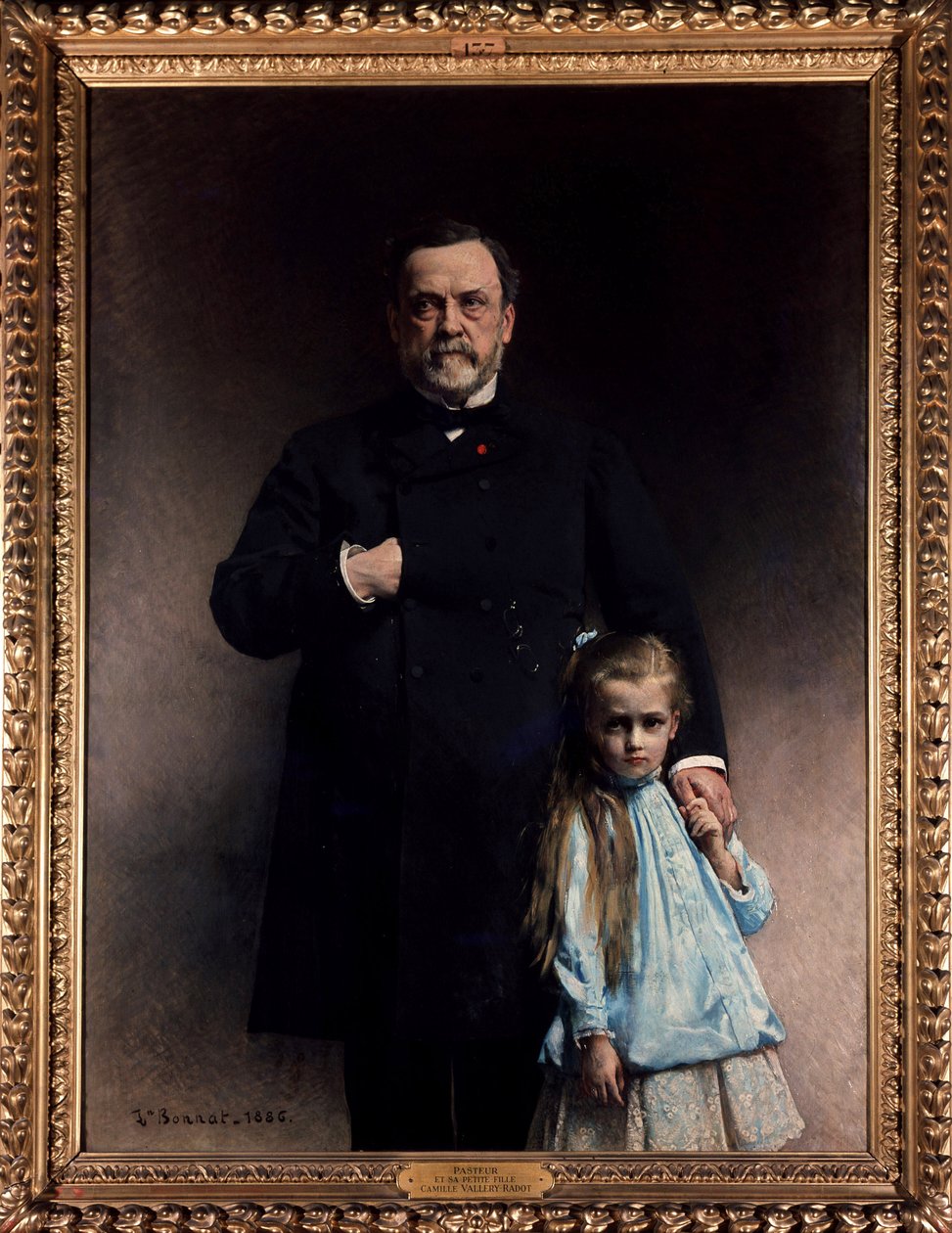 Louis Pasteur i jego wnuczka Camille Vallery Radot – po Bonnat autorstwa Leon Joseph Florentin Bonnat