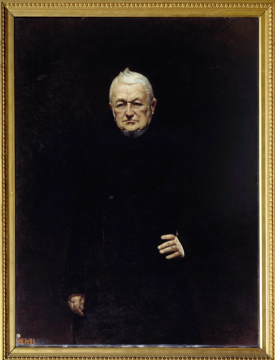 Portret Adolphe Thiers (1797-1877) Prezydent Republiki Obraz Leon Joseph Bonat (1833-1922) XIX w. Nd. 1,15x0,92m. autorstwa Leon Joseph Florentin Bonnat