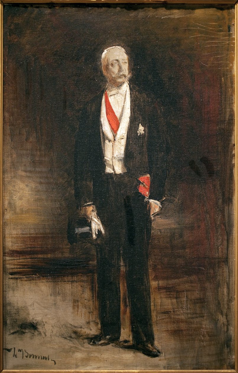 Szkic do portretu stóp prezydenta Felixa Faure (1841-1899). Obraz Leona Bonnata (1833-1922), olej na płótnie autorstwa Leon Joseph Florentin Bonnat