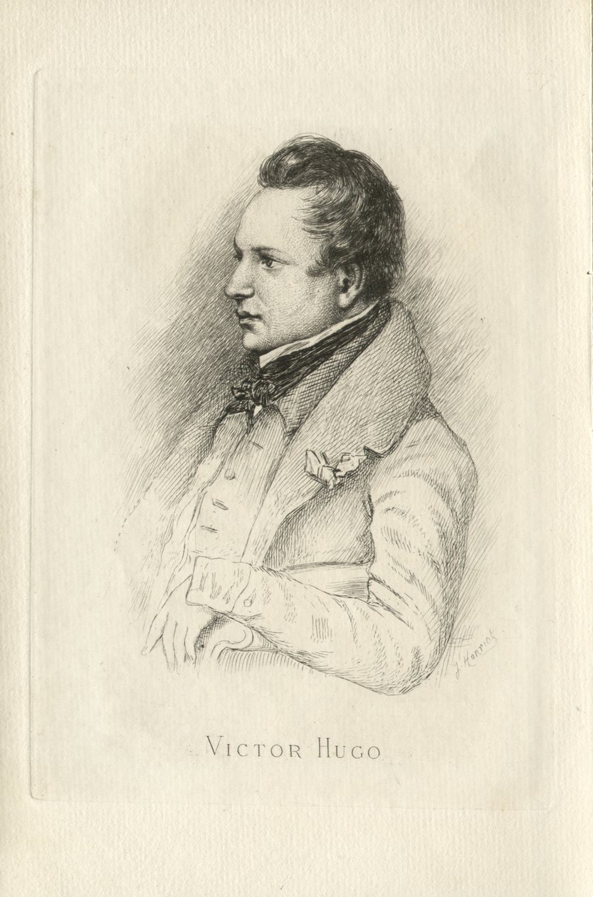 Portret Victora Hugo 1802-1885 autorstwa Leon Noel