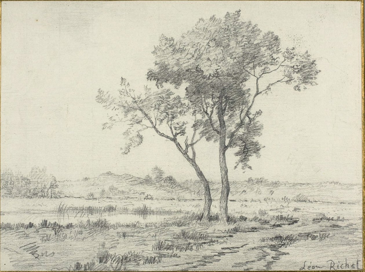 Krajobraz autorstwa Leon Richet