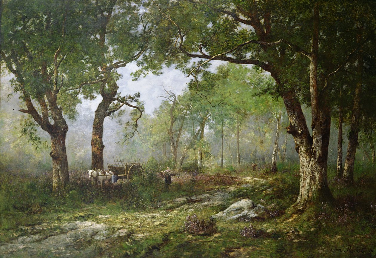 Las Fontainebleau autorstwa Leon Richet